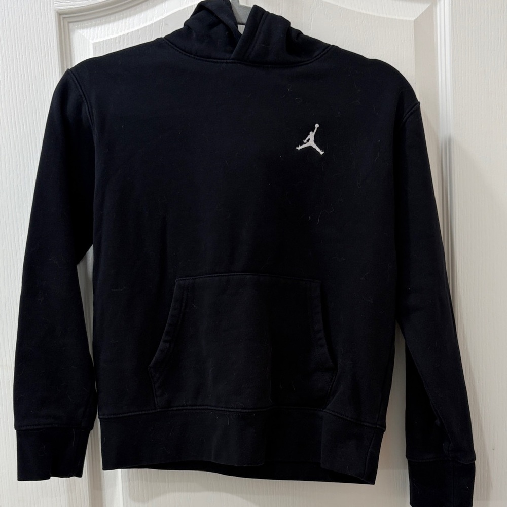 Jordan Black Pullover with White Emblem sz M